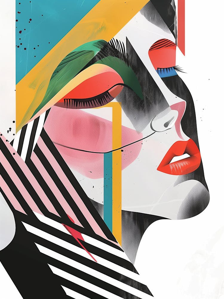 Abstract Portrait Of A Woman 5