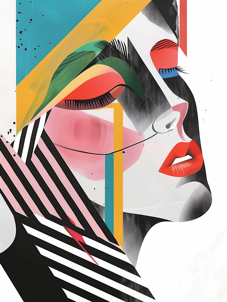 Abstract Portrait Of A Woman 5