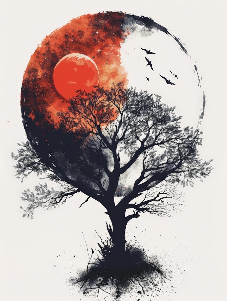 Yin And Yang Tree
