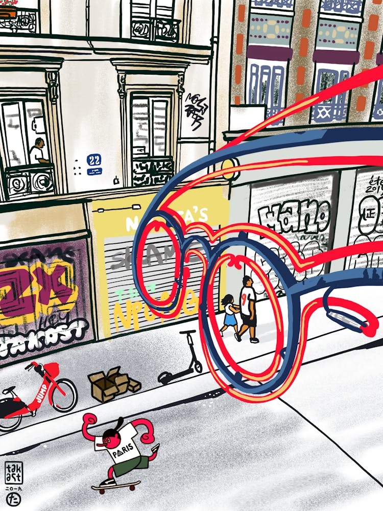 The world seen through glasses