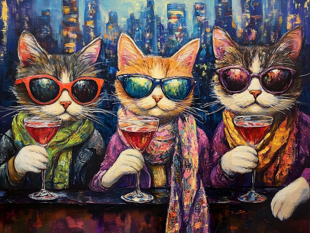 Cats At The Rooftop Bar 8