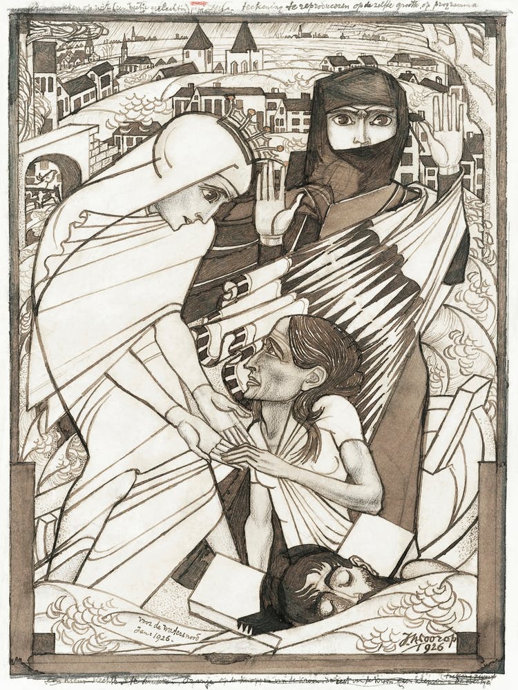 The Relief Work During The Flood Of 1926 (1926), Jan Toorop