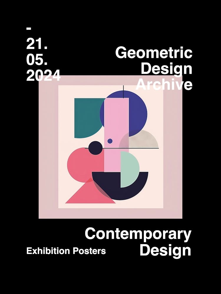 Geometric Design Archive Poster 41