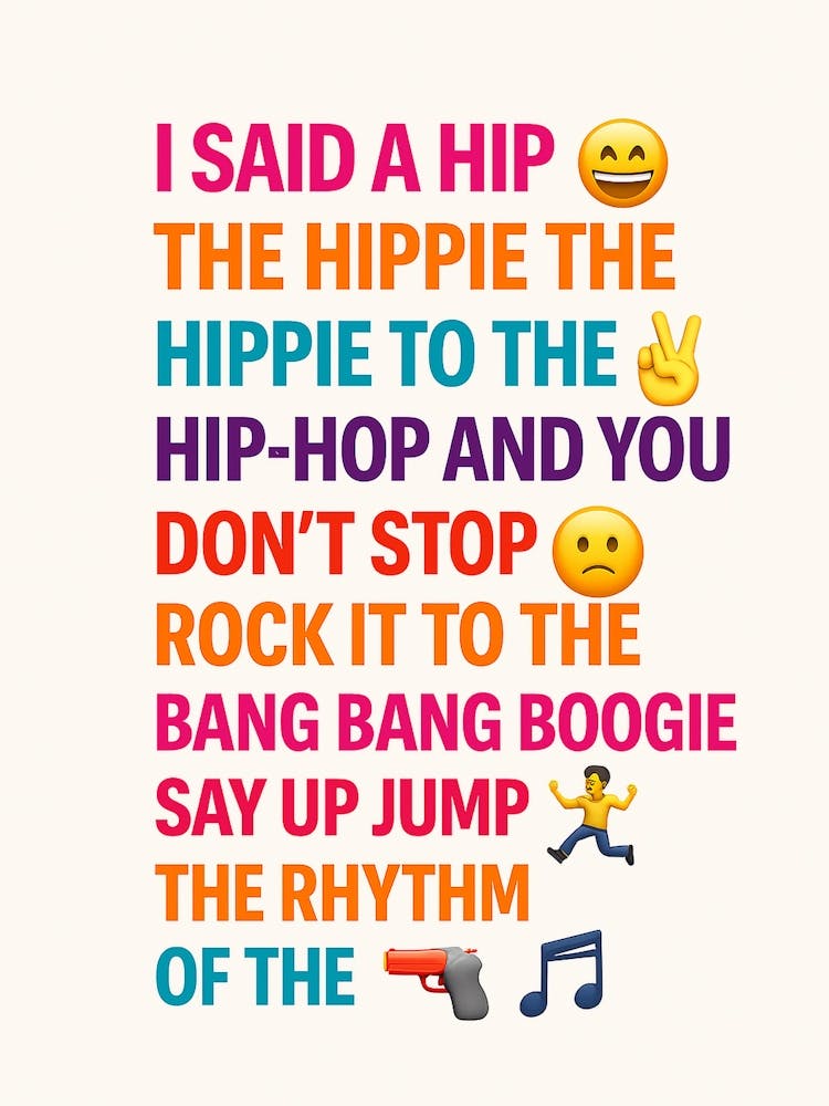 Hip Hop And You Don'T Stop Rappers Delight