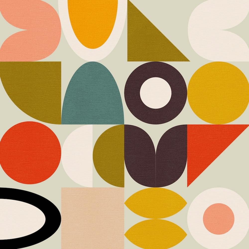 Mid Century Classic 3 Square