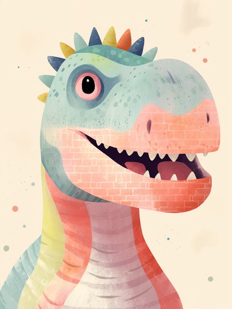 Colourful Dinosaur Gorgosaurus 1