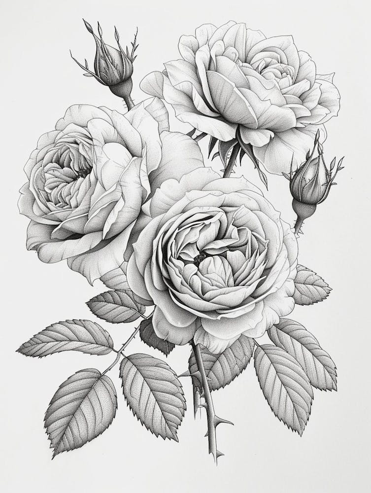 Roses Sketch 10