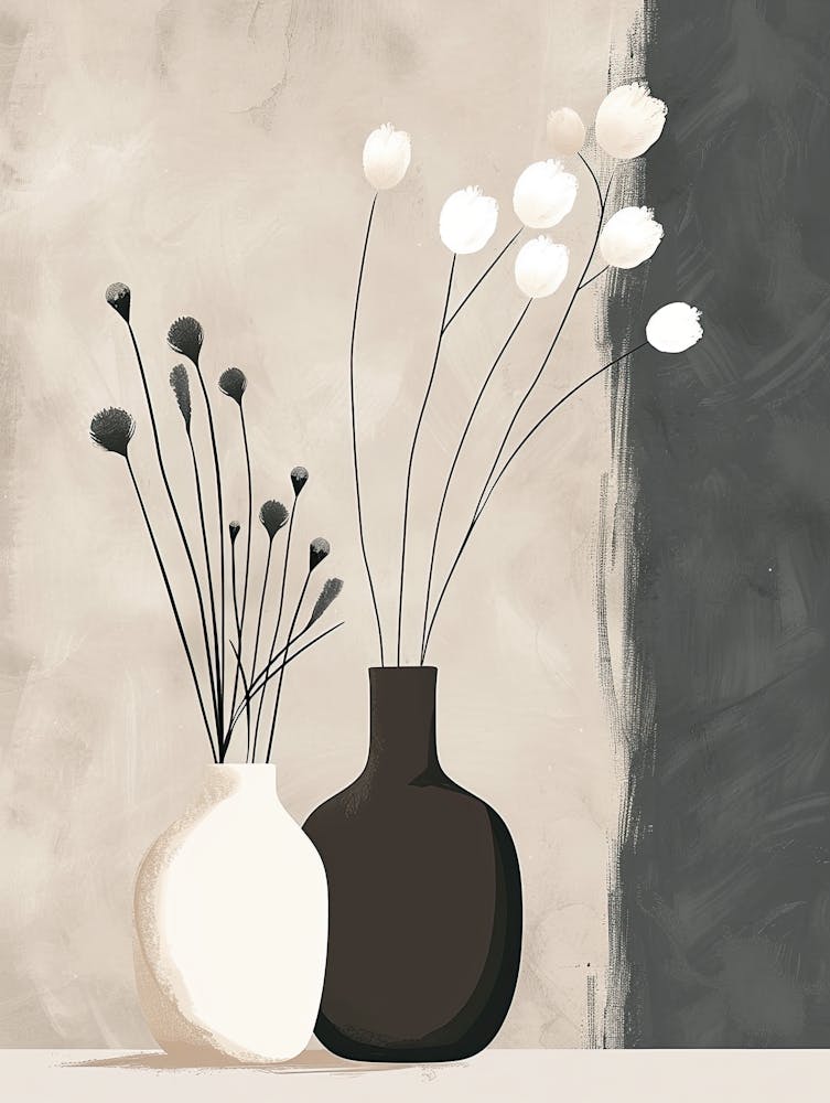 Melodies In Beige Minimalist Style