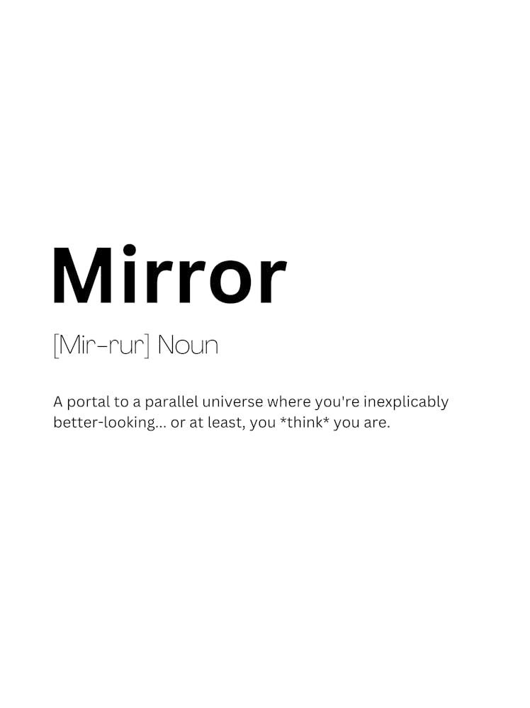 Mirror Definition Meaning 1
