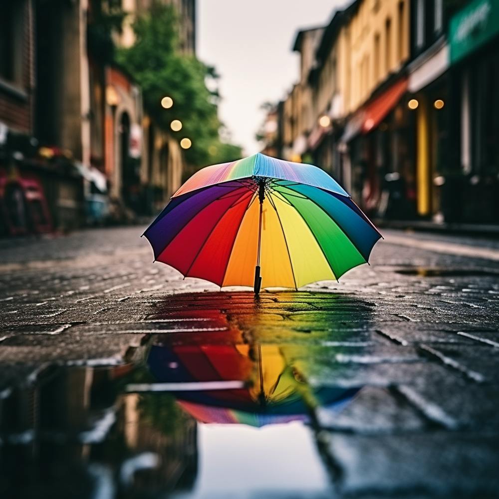 Rainbow Umbrella