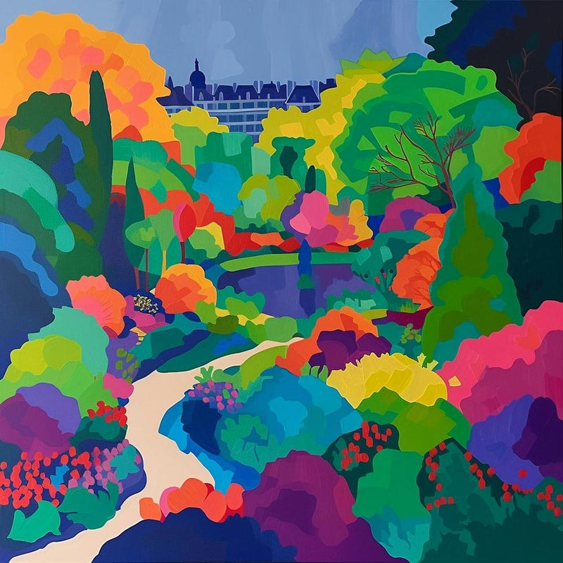 Abstract Park Collection Luxembourg Gardens Paris 3
