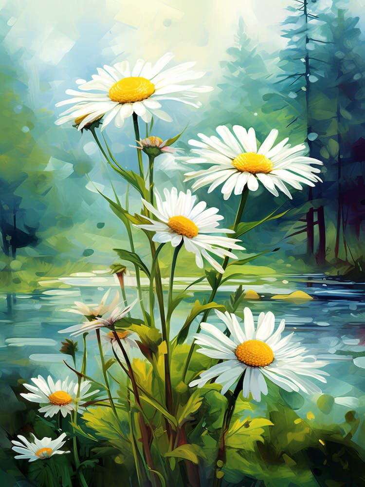 Daisy Wildflower In Rainforest, South Western Style (1)