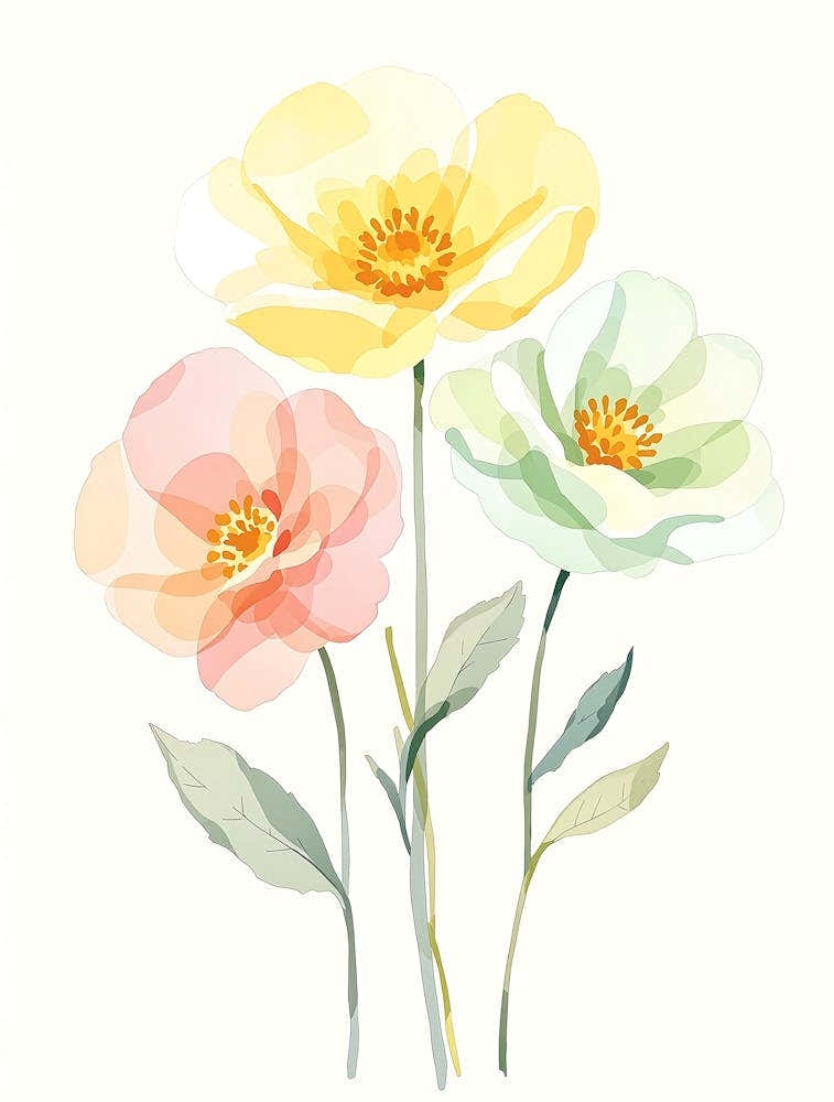 Elegant Minimalist Florals with Natural Stems