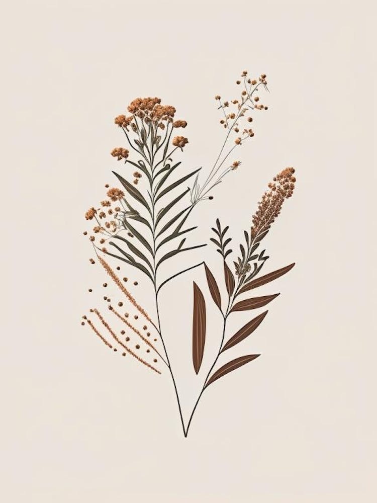 Boneset Spices And Herbs Retro Minimal 4