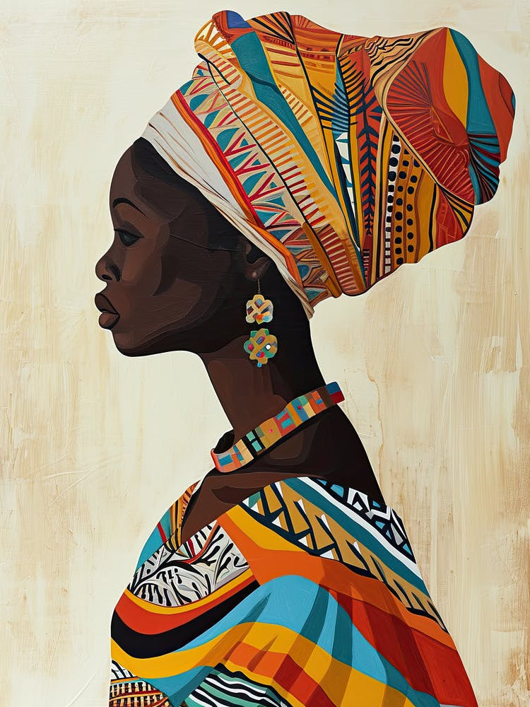 African Woman 91, Boho