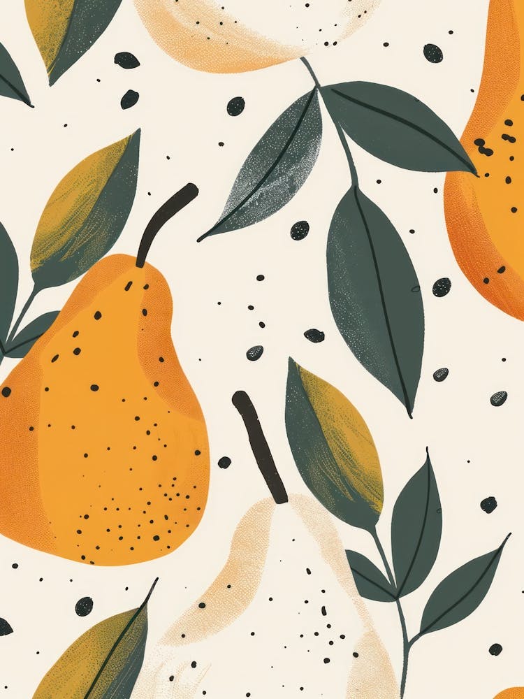 Pears Close Up Illustration 5