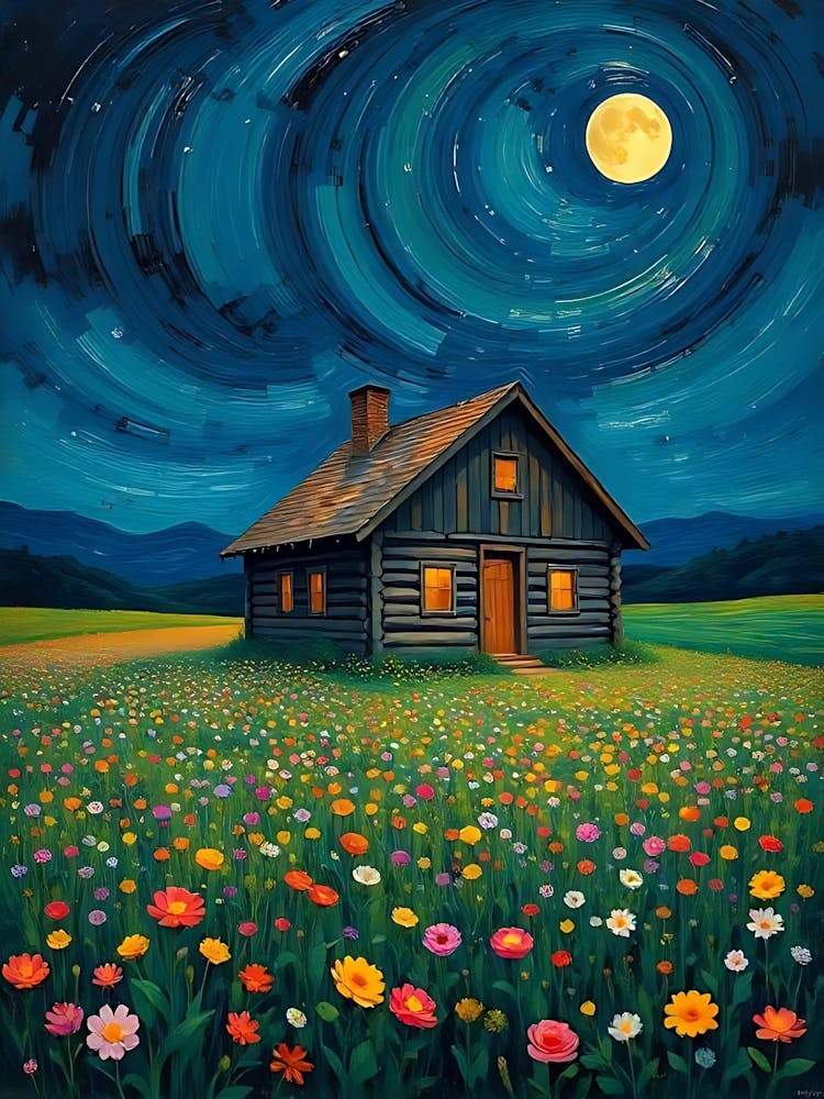 Moonlight In The Meadow 1