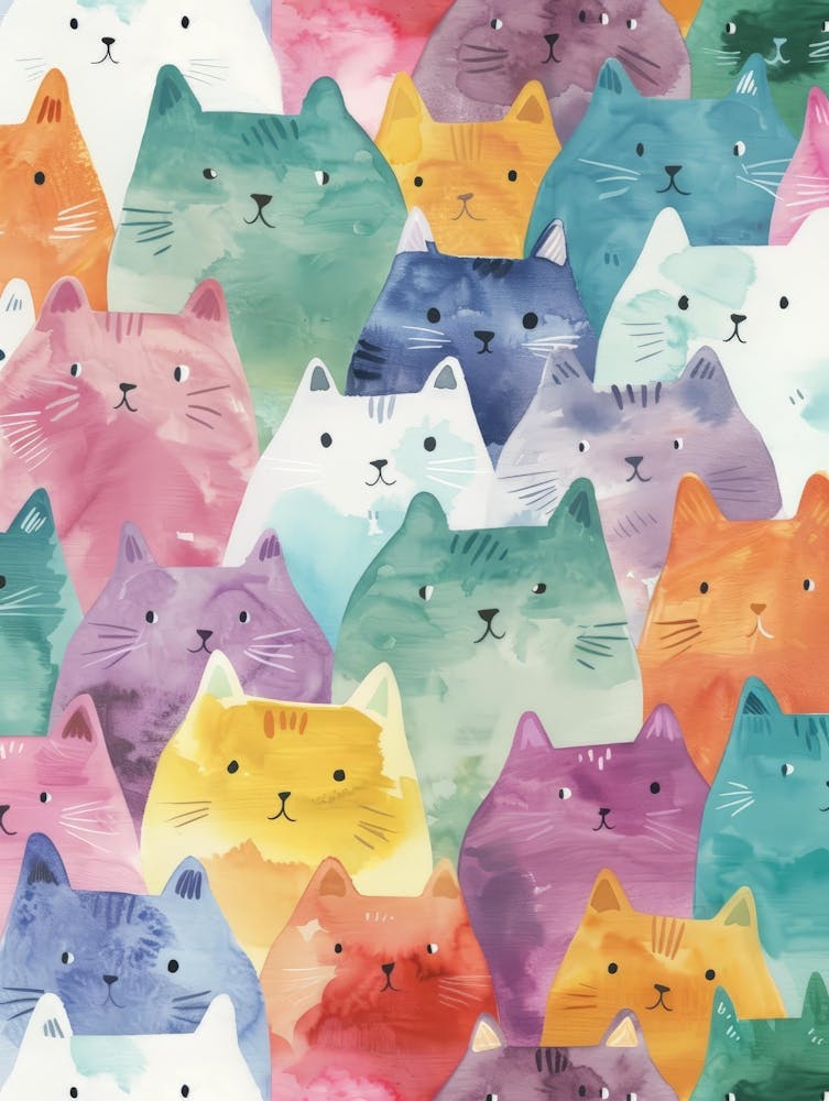 Colorful Cats 2