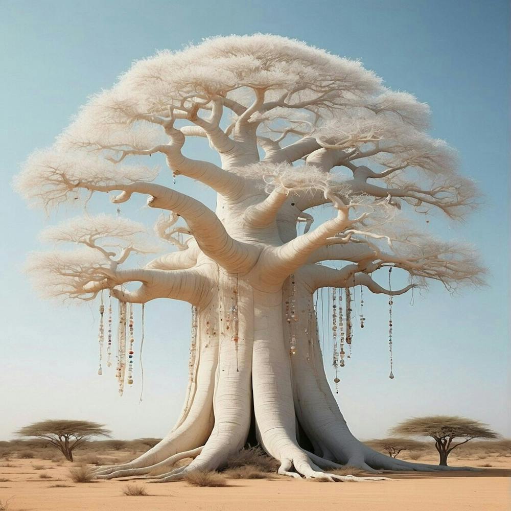 White Baobab Tree