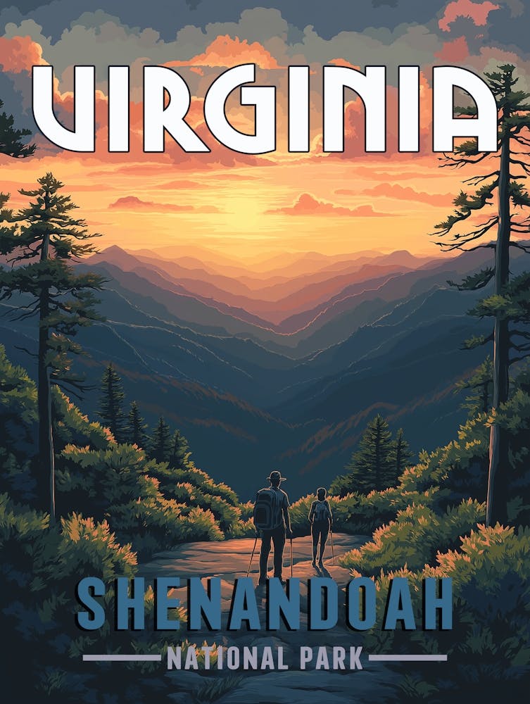 Shenandoah National Park, Virginia Poster