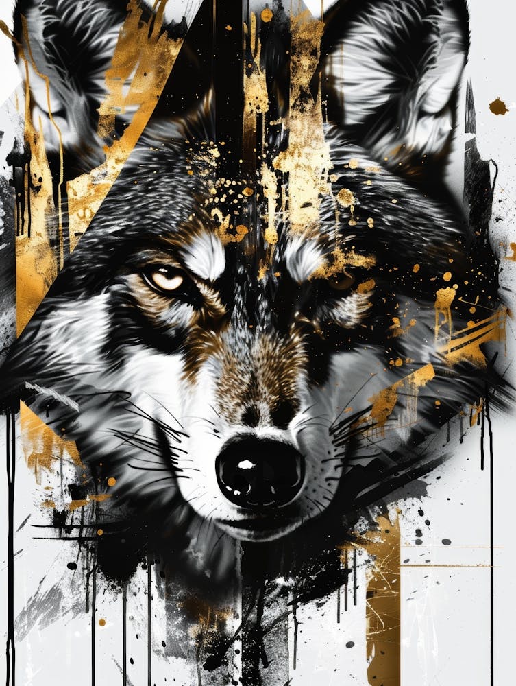 Wolf Painting
