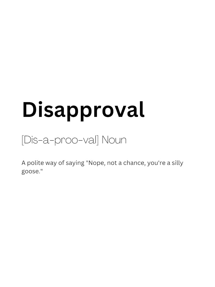 Disapproval Definition Meaning