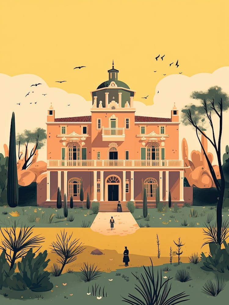 Guadalajara Mexico Illustration 4