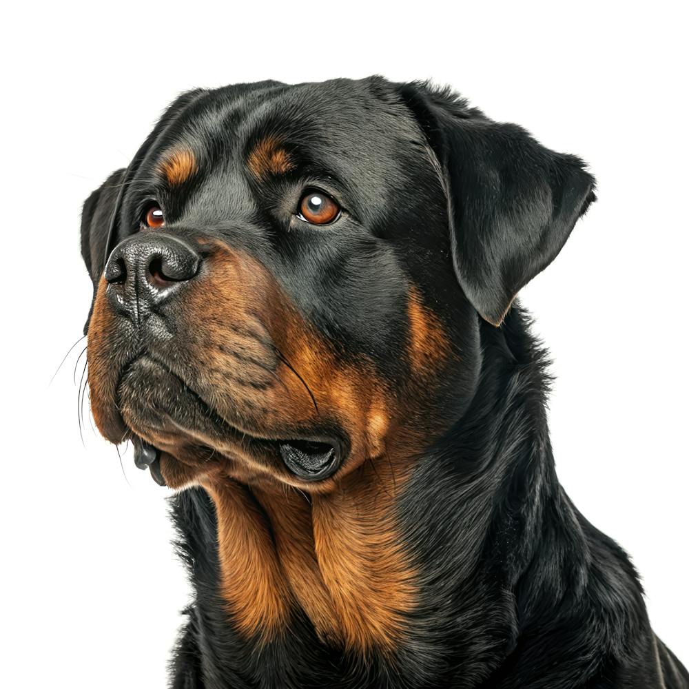 Rottweiler Hundeporträt
