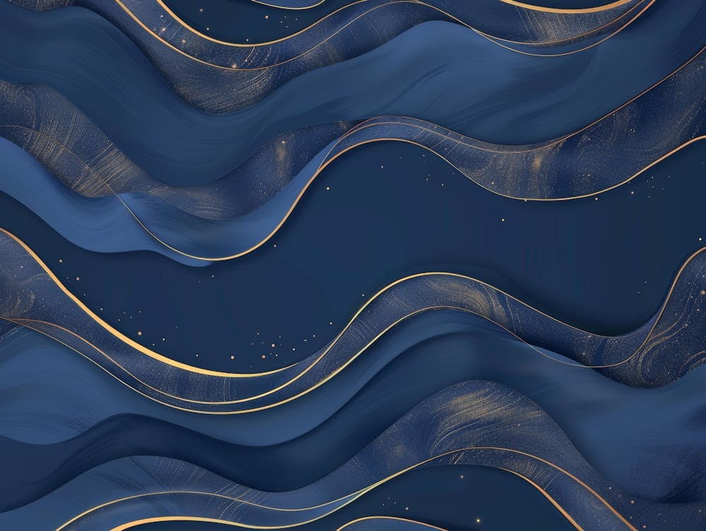 Gold Wavy Background