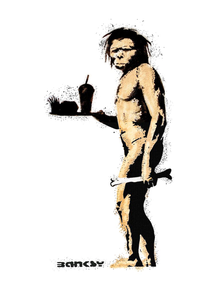 THE CAVERMAN TAKEAWAY| HQ Digital version | POP ART WORLD 2023 | www.popart.world