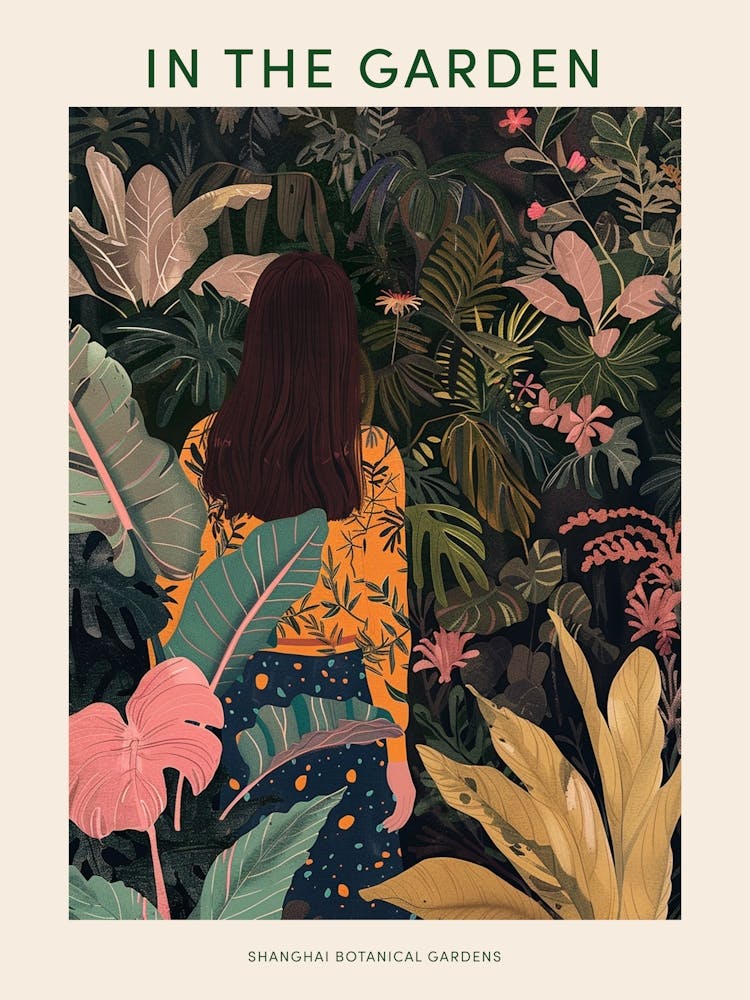 In The Garden Poster Shanghai Botanical Gardens 2
