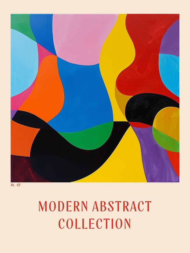 Modern Abstract Collection Poster 42
