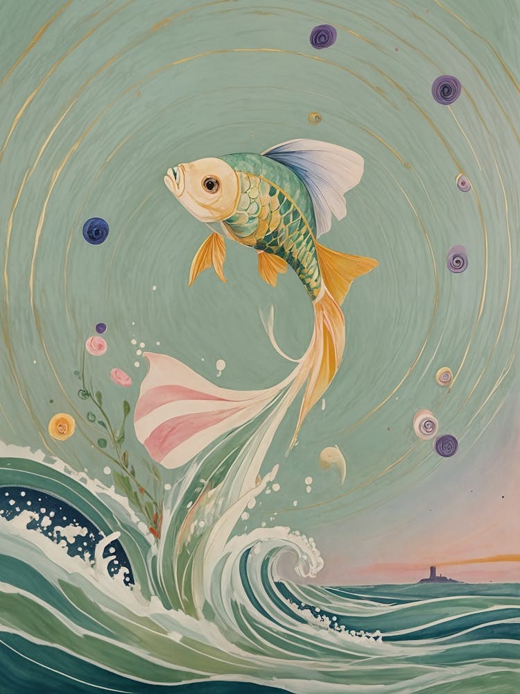 Whimsical Goldfish