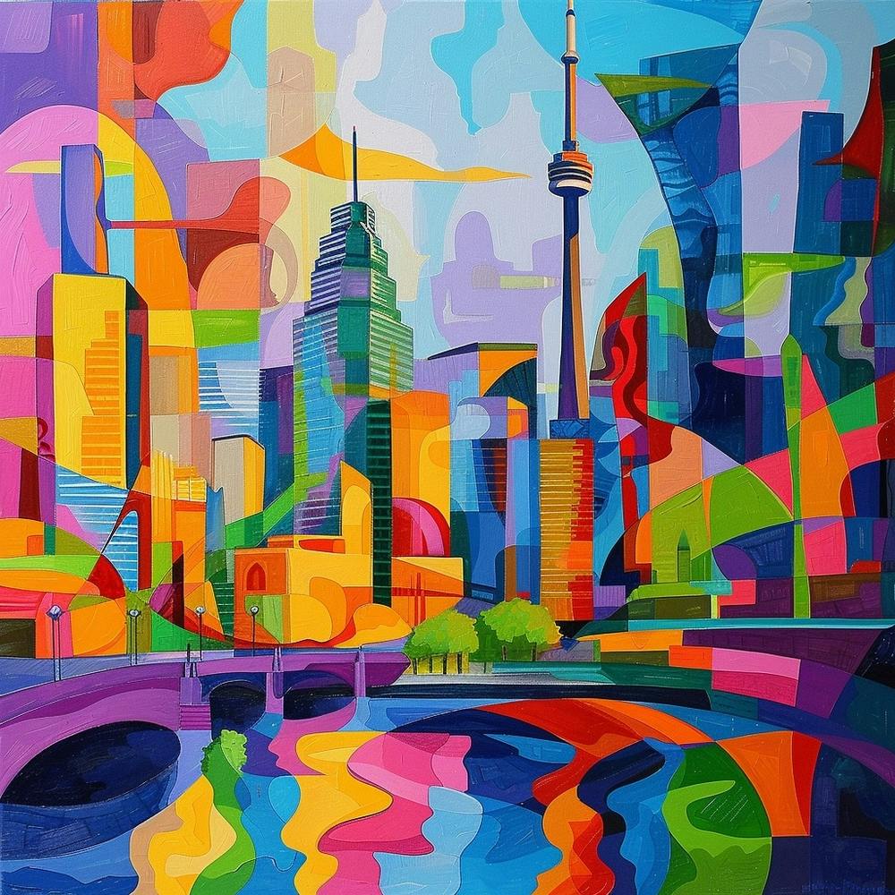 Abstract Travel Collection Toronto Canada 2