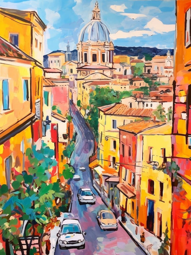 Rome Italy 3 Fauvist Painting