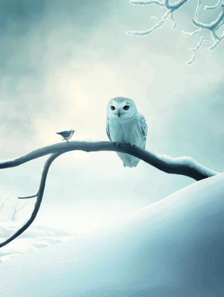 Snowy Owl. Generated with AI. 5