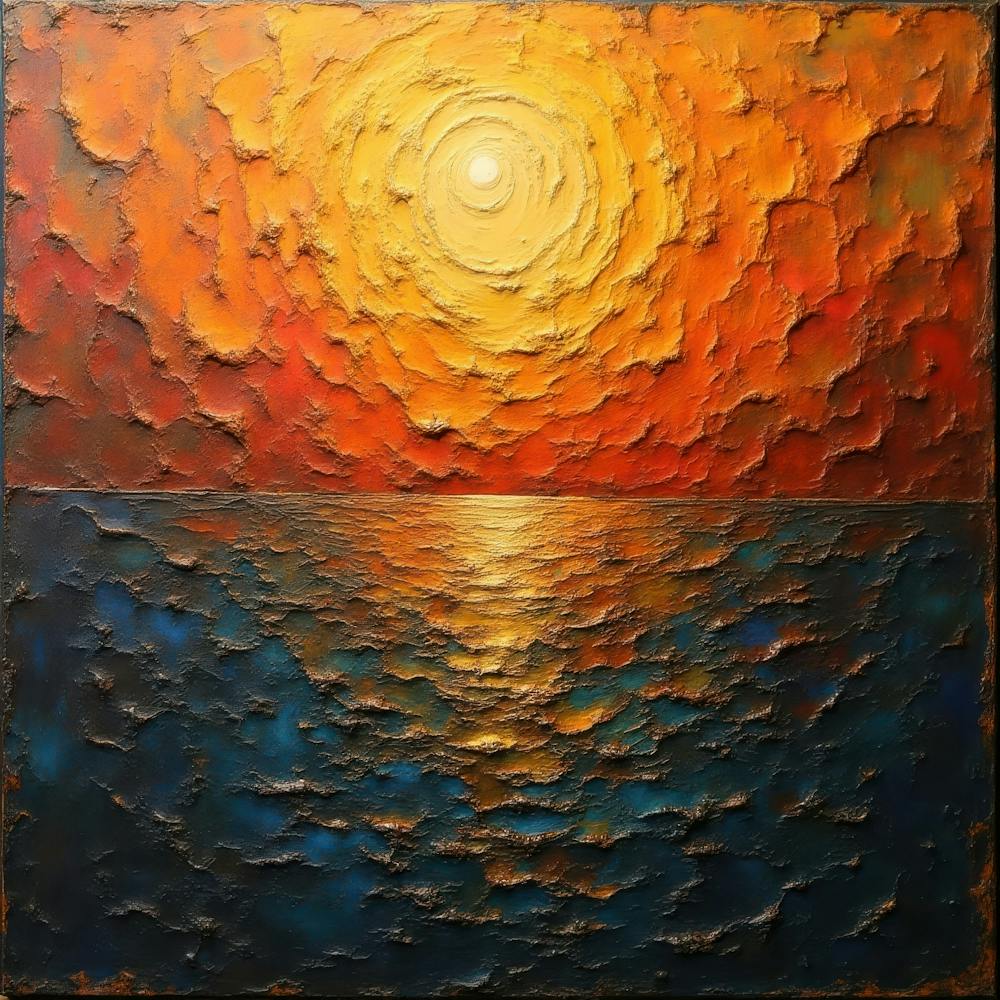 Sonnenuntergang über dem Ozean 21