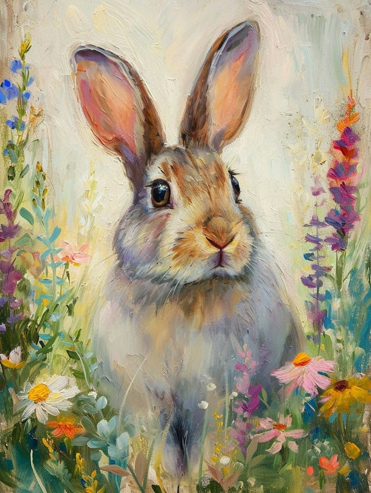 Rex Rabbit Painting 2