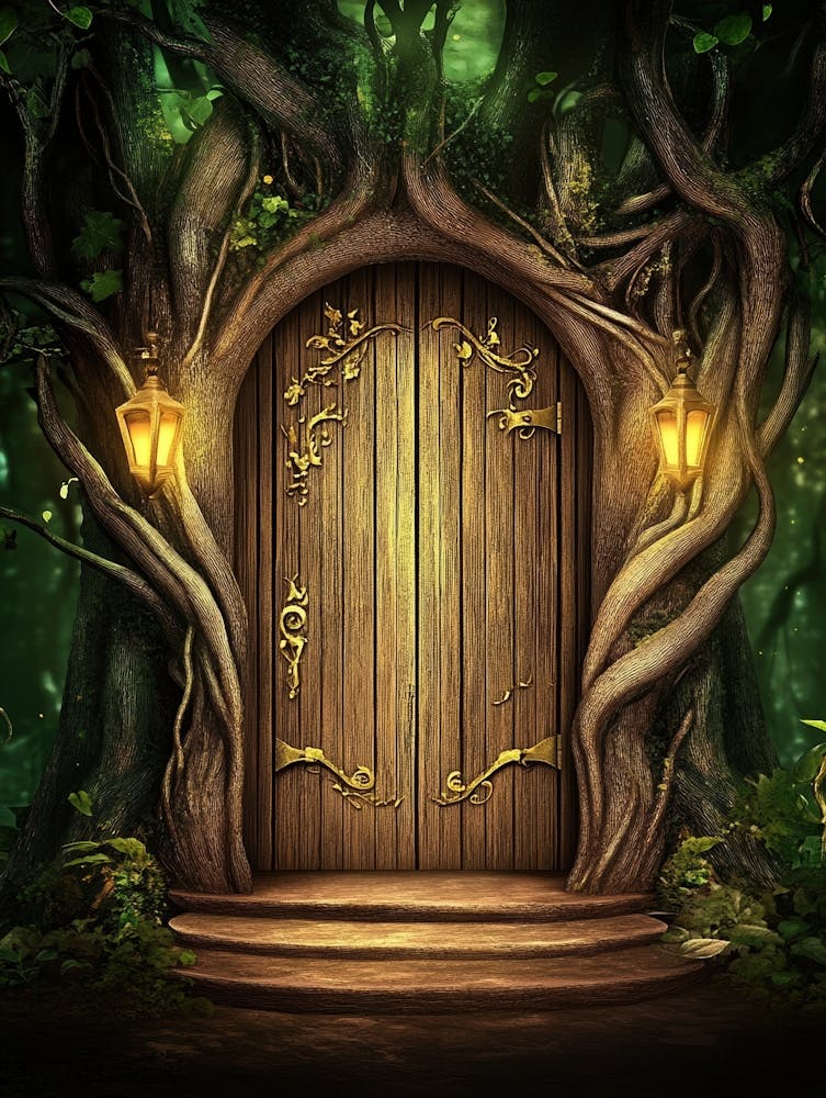 Fairy Door In The Forest