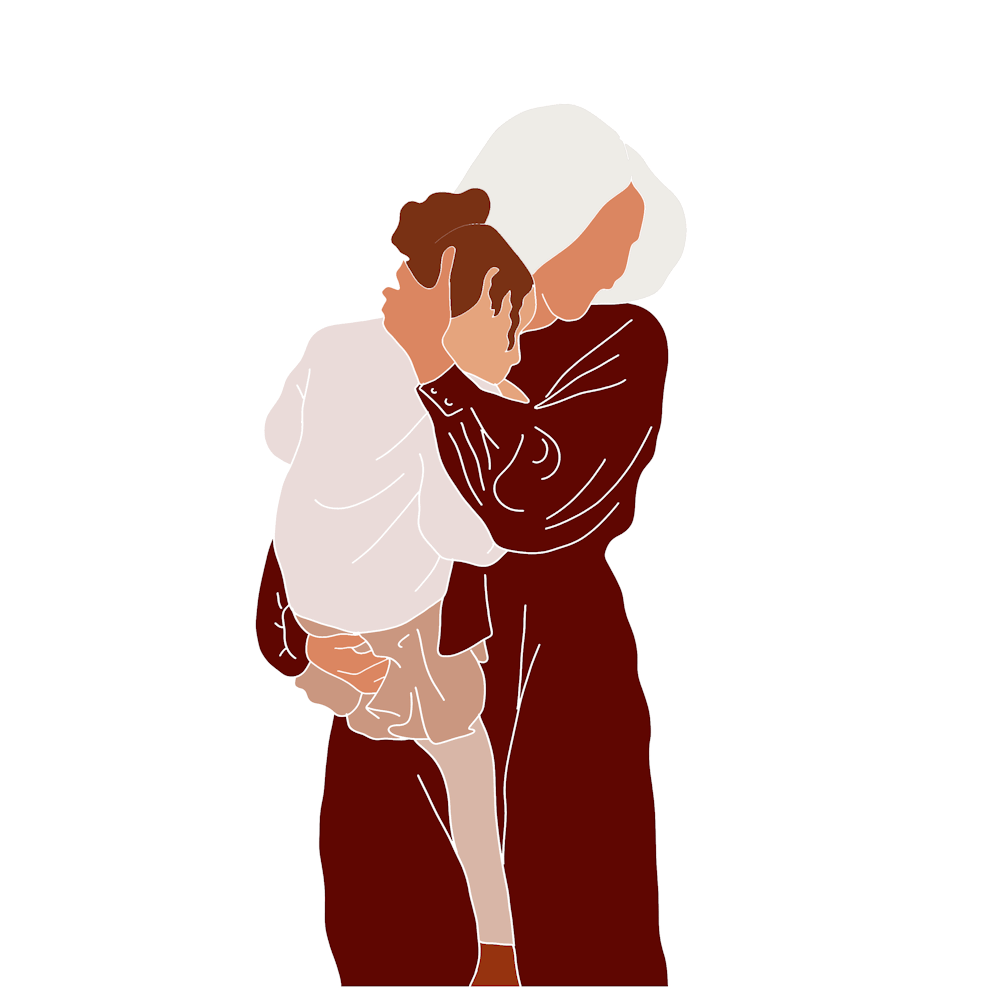 Mother Hugging Child