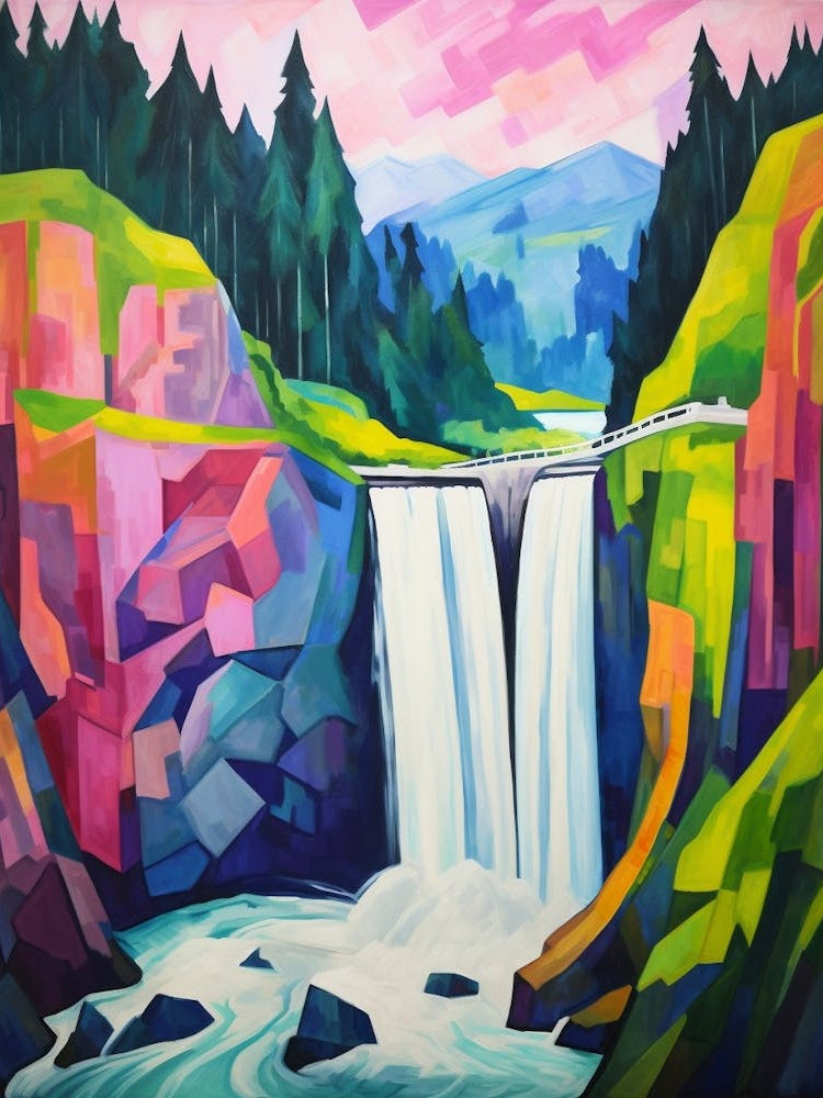 Snoqualmie Pass Retro Pop Art 4