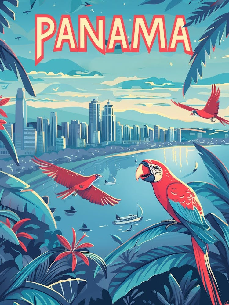 Nzme8932 Vibrant Tourism Poster Vintage Art Deco Illustration R Ccacdaec E7eb 4421 80fc 3106b4c381ed Verbessert Sr