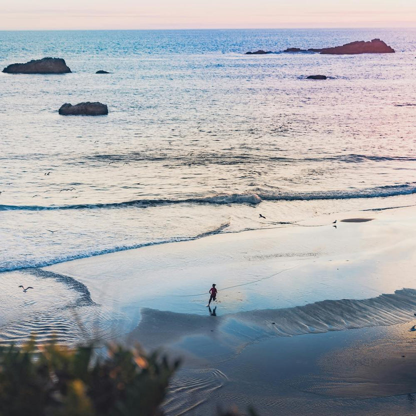 Boy On Beach