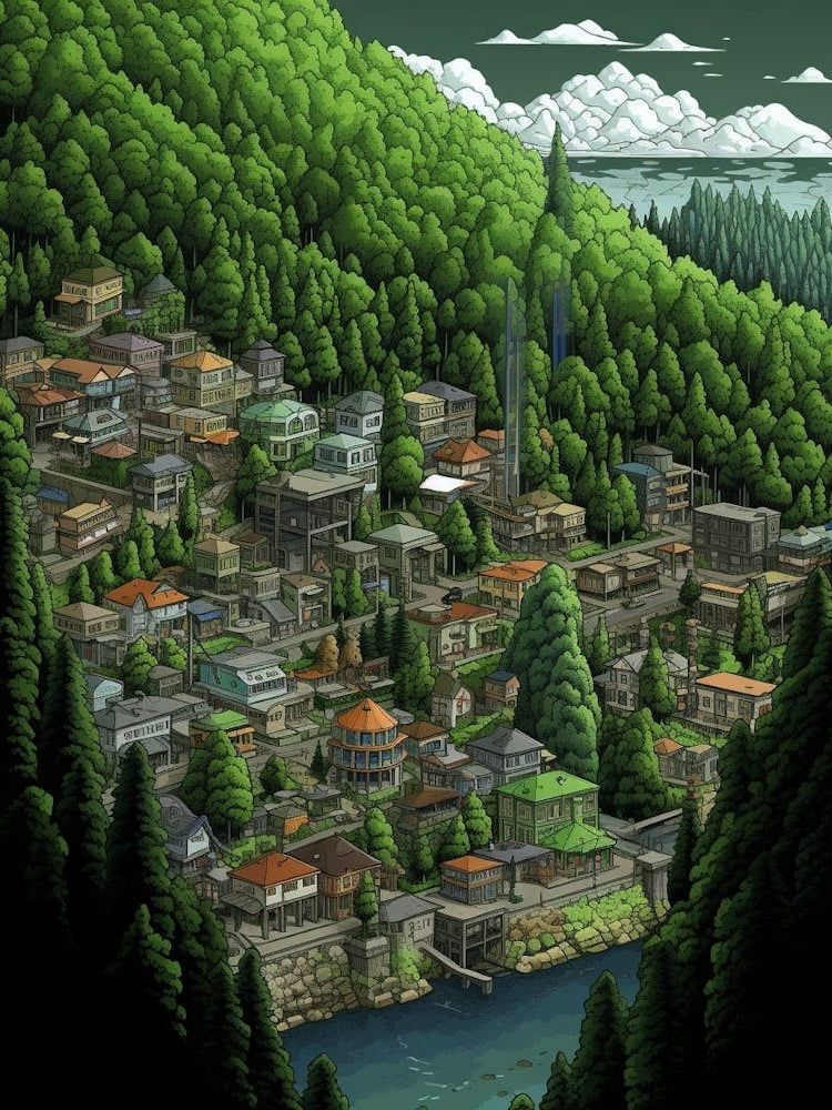 Bellingham Washington Retro Pop Art 6