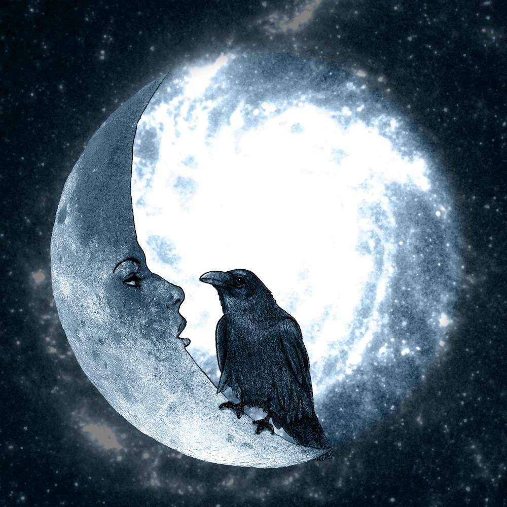 The Crow And It'S Moon Square