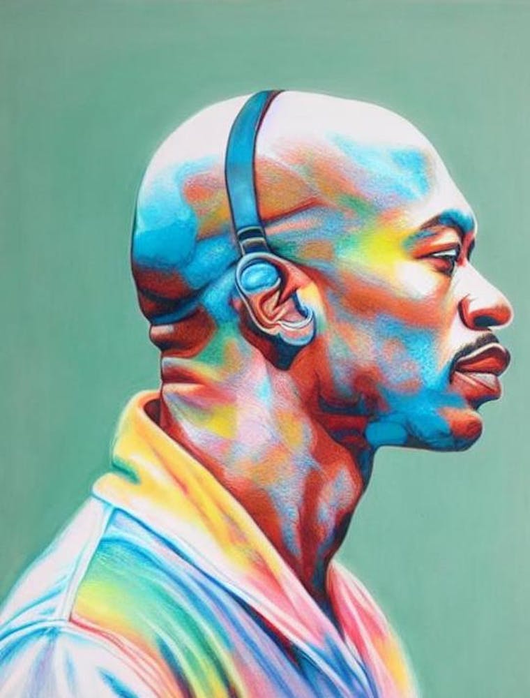 Dr Dre Colourful Illustration