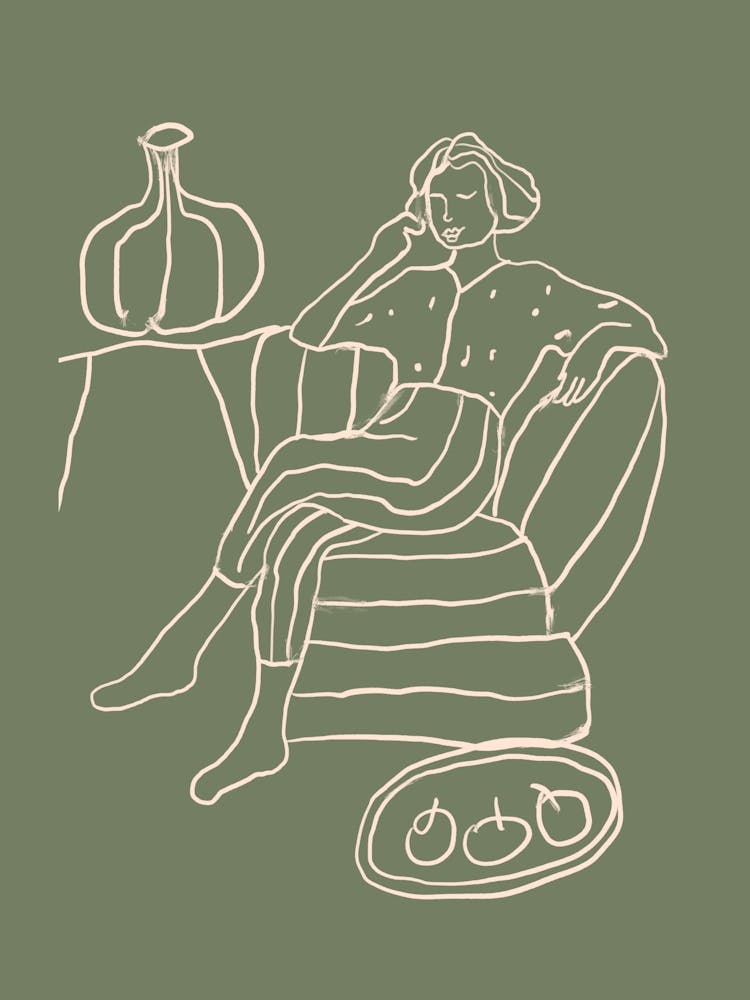 Woman In A Chair