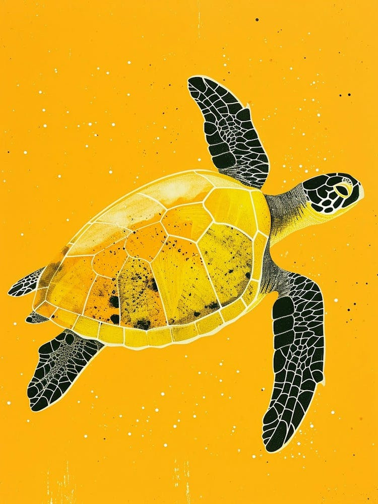 Yellow Turtle 1
