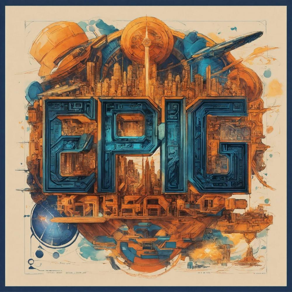 epic movie title design