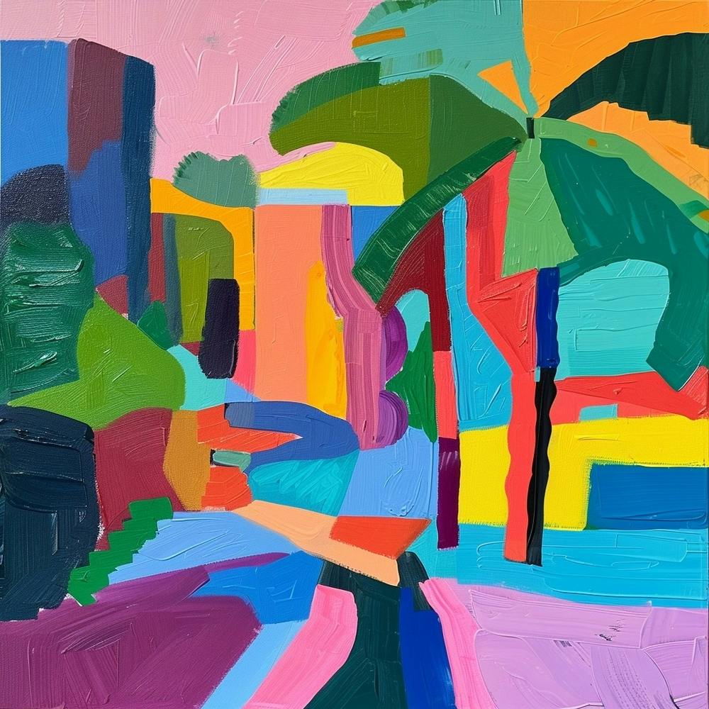Abstract Park Collection Balboa Park San Diego 1